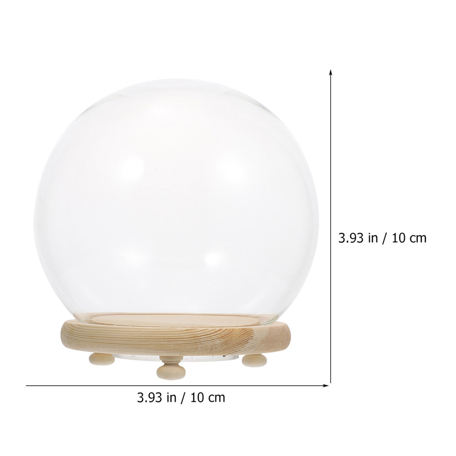 Clear Glass Dome Preserved Flo - огляд і ціна Plastic Dome Clear