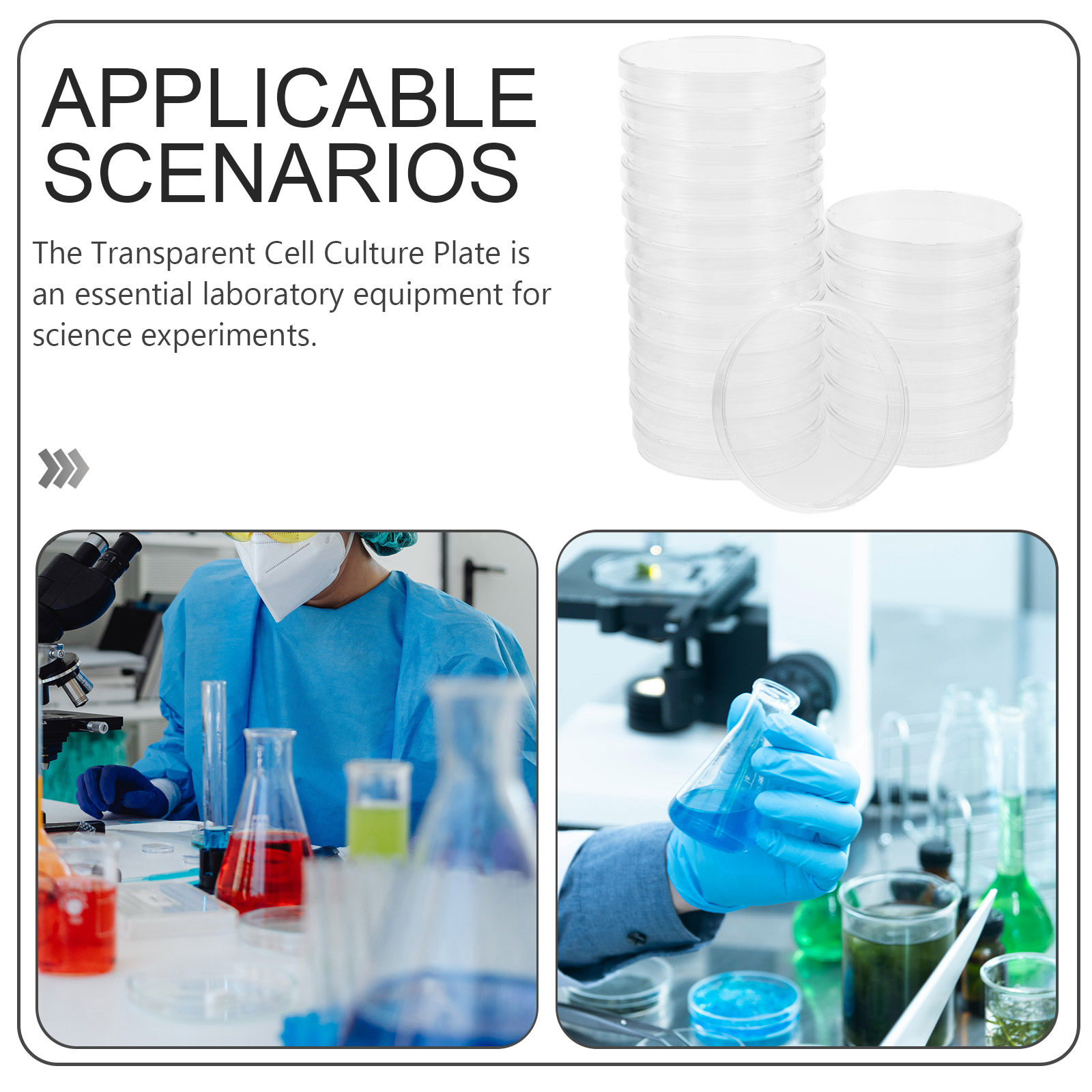 20Pcs Reliable Sterile Petri D - огляд і ціна Agar Tissue Culture