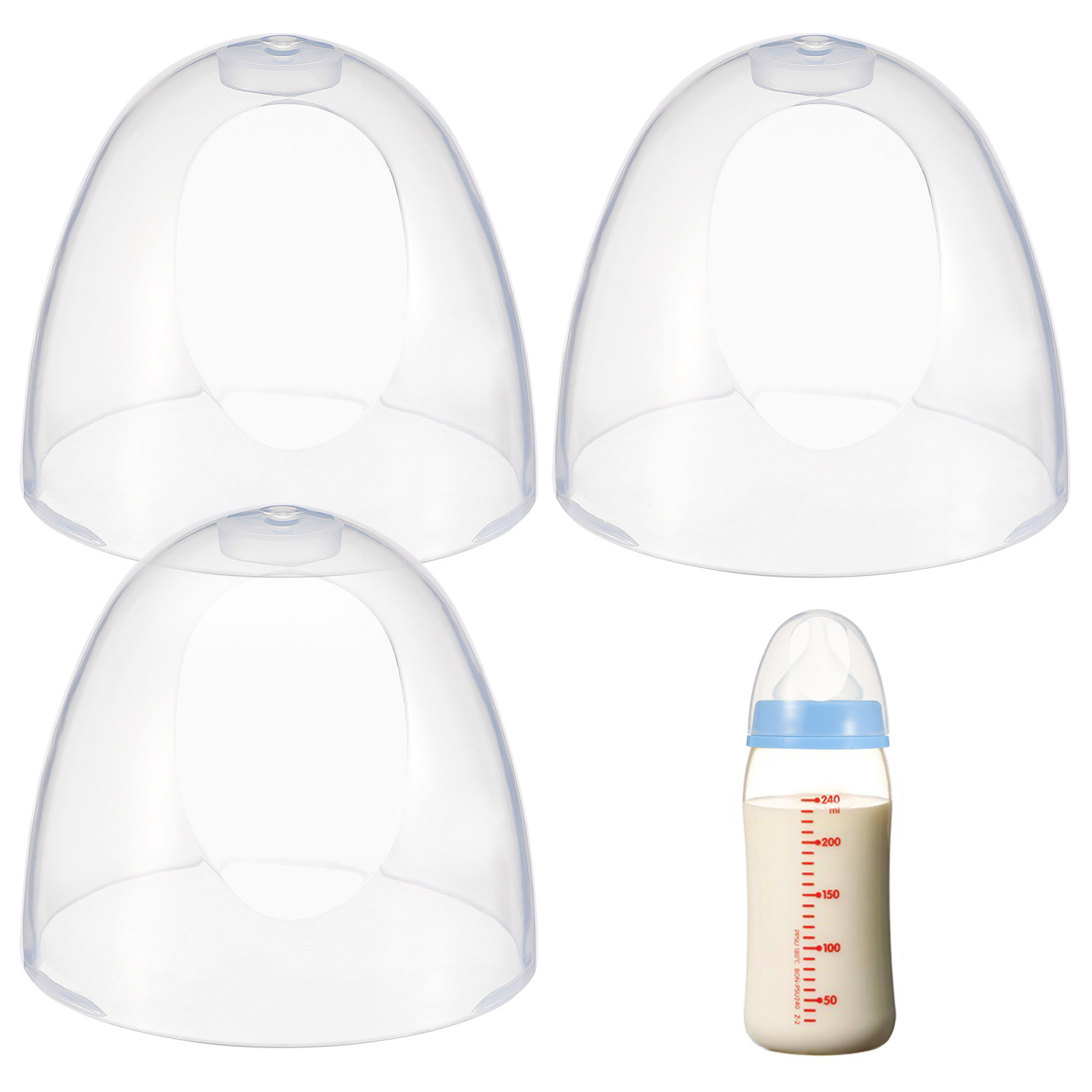 Replacement Plastic Baby Bottl - огляд і ціна Plastic Dome Clear