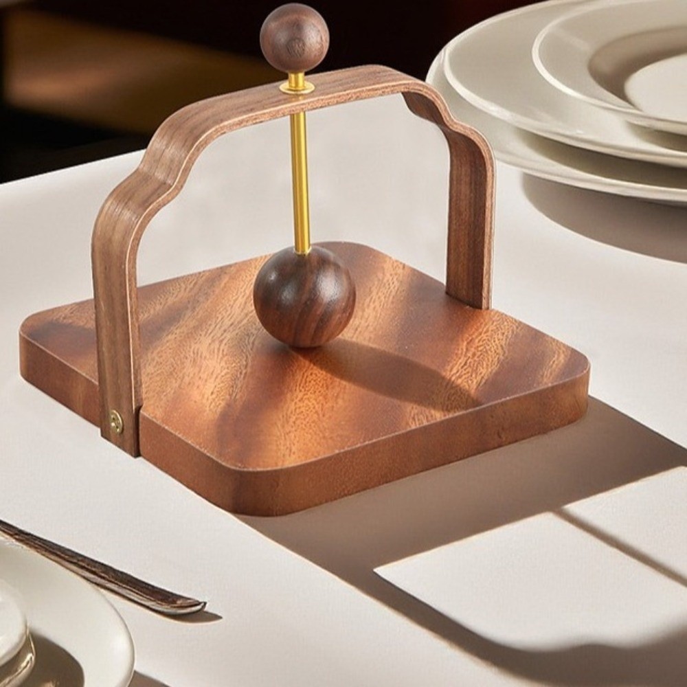 Napkin Stand Retro Walnut Wood - огляд і ціна Agar Tissue Culture